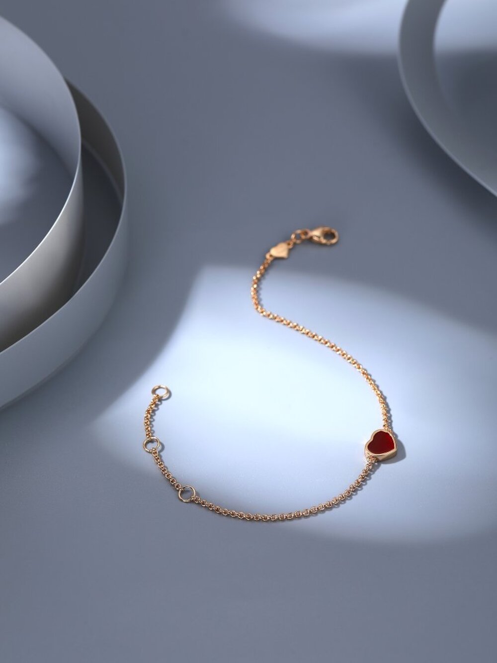 Chopard Red Agate Heart Bracelet